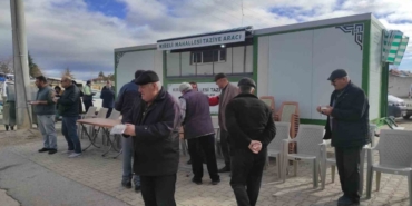 Hüyük’te hayırseverler taziye aracı yaptırdı