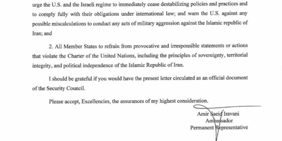 İran, BM’ye gönderdiği mektupta protestolardaki ölümlerden ABD ve İsrail’i sorumlu tuttu