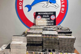 İskenderun’da 4 bin 300 paket gümrük kaçağı sigara ele geçirildi