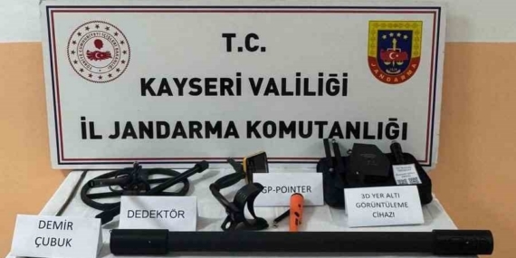 Kaçak kazı yapan şahıslara suçüstü: 3 gözaltı