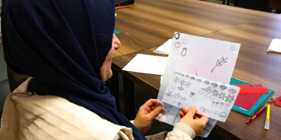 Kağıttan sanata: Ümraniye’de Katı’ sanatı geleceğe taşınıyor