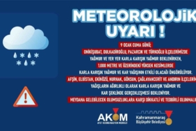 Kahramanmaraş için yağış uyarısı