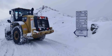 Kahramanmaraş’ın kuzey ilçelerinde kar mesaisi