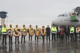 Kapadokya hava limanı rekor kırdı