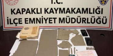 Kapaklı’da narkotik operasyonu: 2 tutuklama