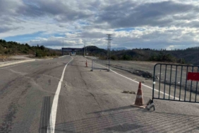 Karadeniz Ereğli OSB yolunda göçük