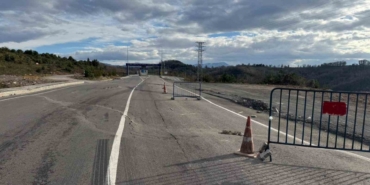 Karadeniz Ereğli OSB yolunda göçük