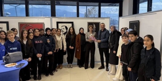 Kartepe’de filografi sergisi sanatseverlerle buluştu