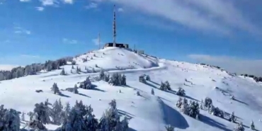 Kavaklıdere beyaza büründü