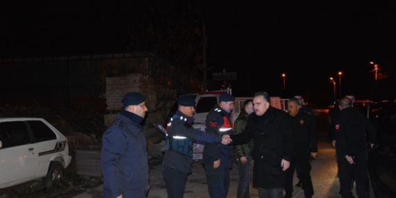 Kaymakam Odabaş yeni yılda görev başındaki personeli yalnız bırakmadı