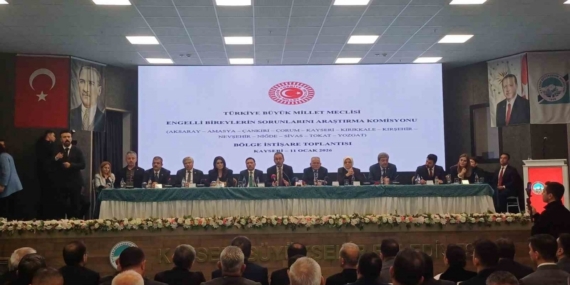 Kayseri’de; TBMM Engelli Bireylerin Sorunlarını Araştırma Komisyonu toplandı