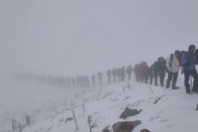 Kazıkbeli Savaşı anısına Honaz Dağı’na zirve tırmanışı