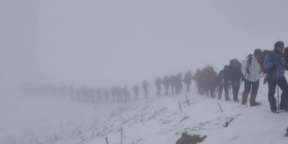 Kazıkbeli Savaşı anısına Honaz Dağı’na zirve tırmanışı
