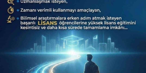 KBÜ’de bütünleşik yüksek lisans başvuruları başlıyor