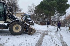 Kırklareli’nde kar yağışı hayatı olumsuz etkilemeye devam ediyor