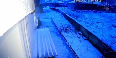 Kırşehir’de kar yağışı öncesinde gökyüzü aydınlandı