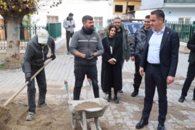 Koçarlı’da tarihi kule sokağında çalışmalar başladı