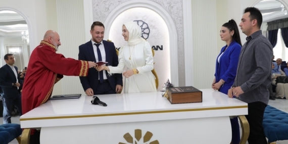 Kocasinan’da 2 bin 638 çift dünya evine girdi