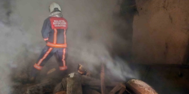 Malatya’da ev yangını