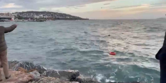 Maltepe sahilinde denize giren şahıs boğuldu