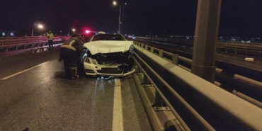 Manavgat’ta üç araçlı zincirleme kaza: 3 yaralı