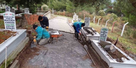 Manisa’da mezarlıklara kapsamlı bakım