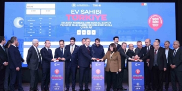 Mardin’de 5 bin 357 konutun hak sahipleri için kura çekimi yapıldı