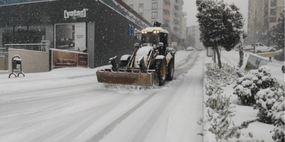 Mardin’de son yılların en yoğun kar yağışı