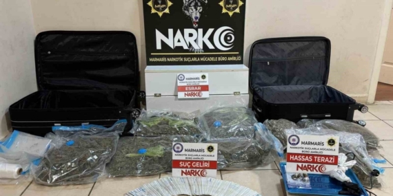 Marmaris’te uyuşturucu operasyonu: 5 tutuklama