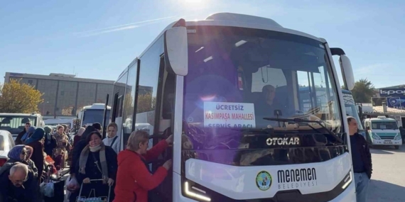 Menemen’de ücretsiz ringler vatandaşı memnun ediyor