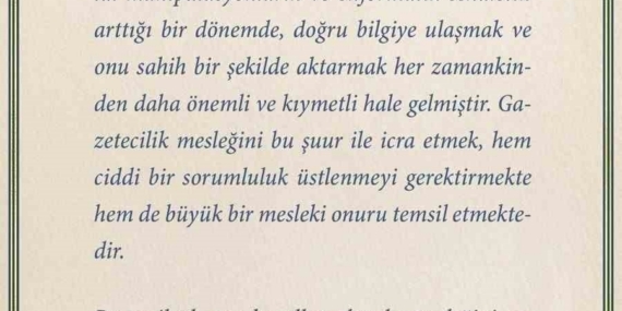 MİT Başkanı Kalın’dan 10 Ocak Çalışan Gazeteciler Günü mesajı