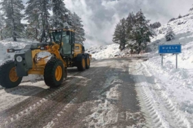 Muğla’da karla mücadele aralıksız devam ediyor