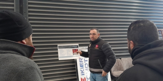 Narkotik ekiplerinden önleyici bilgilendirme çalışması