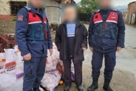 Nazilli’de portakal hırsızı yakalandı