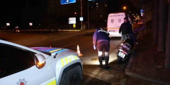 Nevşehir’de devrilen motosikletin sürücüsü yaralandı