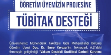 NÖHÜ öğretim üyesine destek