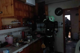 Ocakta unutulan fritöz itfaiyeyi alarma geçirdi