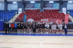 Okul sporları korfbol heyecanı sona erdi