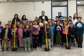 Okullara spor malzemesi desteği