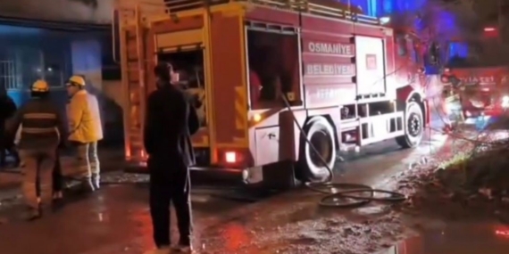 Osmaniye’de müstakil evde çıkan yangın söndürüldü