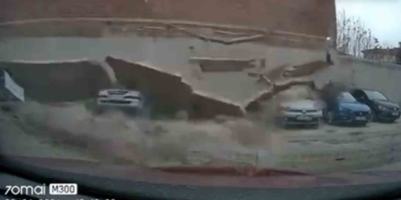 Otoparkta yaşanan facianın görüntüleri ortaya çıktı