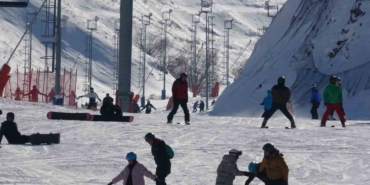 Palandöken’de kayak coşkusu