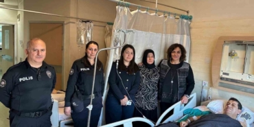 POLDER’den hastanede moral ziyareti