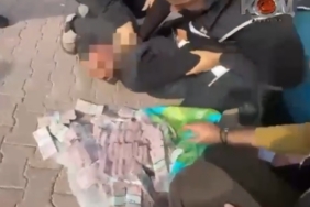 Poşetteki 2 milyon lira ile 30 metre gidebildiler, polisin operasyonuyla yakalandılar