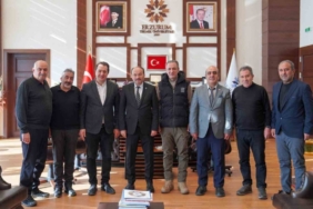 Rektör Çakmak, DAGC ve DGF yönetimini kabul etti