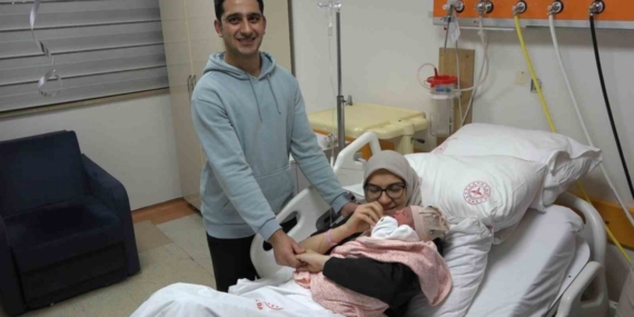 Rize’de 2026 yılının ilk bebeği "Elif Bilge" oldu