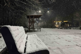 Sakarya’da lapa lapa kar yağışı başladı