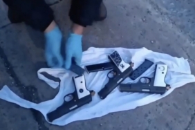 Samsun’da şüpheli araçtan 3 adet ruhsatsız tabanca ele geçirildi