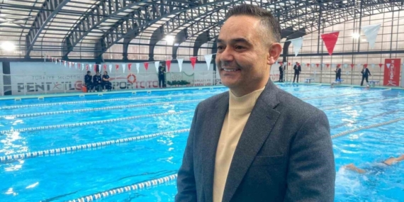 Serhat Aydın: "Türkiye’de ilk defa 5 branşın aynı anda yapılabileceği tesisi sporcularımıza kazandırdık"