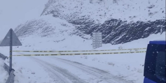 Sincik-Malatya Karayolu ulaşıma kapandı